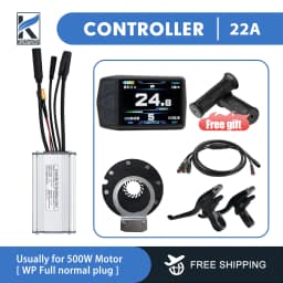 36V/48V 15-30A Waterproof KT Controller for Electric Bike with Light Function for Kunteng Ebike Accessories with Tf01u Display