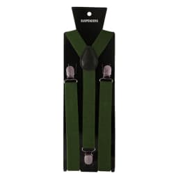 Solid Color Elastic Leather Suspenders Clip-on Buckle Men Straps Adjustable Elastic Y-Back Braces For Wedding Suit Accessories