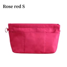 1Pcs New Storage Bags Insert Cosmetic Bag Felt with Zipped Top Linner Bag Portable Multi-Pocket Women Handbag Organizer Purse
