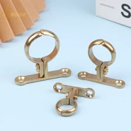 Fit 15 22 28 35 42 54MM OD Brass Pipe Clip Wall Mounted Pipe Support Bracket Clip Support Fixed Plumbing Water With Base