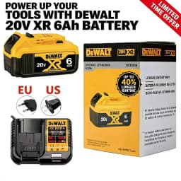 Original DeWalt 20V battery 6Ah/5Ah. replaceable DCB606 DCB609 DCB184 DCB200 DCF845 DCF850 DCF911 DCD800 DCD805 Tools Battery.