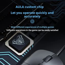 AULA S35 Wired Gaming Mouse 1000HZ Rate of Return Macro Programming Drive Ergonomic Esports Peripherals