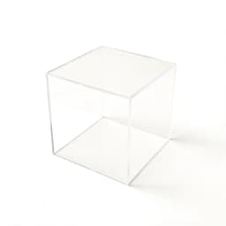 Customized Colorful 6x6cm Acrylic Cube Box Display Stand Rack for Cosmetics Jewelry Figures Toys Collectibles Display Riser Tray
