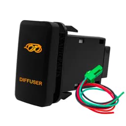 Amber Led Light 12V Car Push Button Switch Winch A/C ON OFF For Toyota 4Runner Tacoma Land Cruiser Reiz Hilux Prado FJ Cruiser