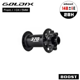 GOLDIX M370 28H Boost MTB Hub J-Bend 36T Ratchet 6-Bolt Disc Sealed Bearings HG XD MS Front Rear Mountain Bike Wheel Hub Parts