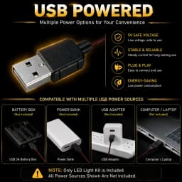 HPROSPER LED Accessory Light (No Model) For LEGO 11376 Ford Model T Easy Install Hidden Wiring