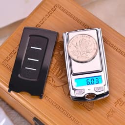 Electronic Scale Lightweight Car Key Shape Metal Accurate Digital Pocket Scale for Food