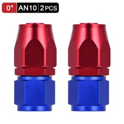 AN6 AN8 AN10 Straight 45 90 180 Degree Oil Fuel Swivel Hose End Fitting Oil Hose End Adaptor Kit Black
