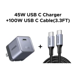 【Ultra Mini】UGREEN Nexode Air 45W GaN Charger USB C Fast Charger PD3.0 PPS For iPhone 18 17 Pro Samsung S26 Tablet Macbook Air