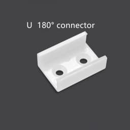 LED 50cm Aluminium Channel for Led Strip V/U Shape Aluminum Profile with Diffuser Milky PC Cover,LED Bar Strips Light Holder