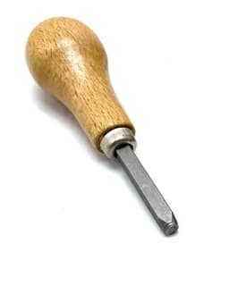 Jewelry Stone Setting Tools Kit - Grooved Prong Pusher Square Bezel Pusher Bezel Roller with Wooden Handle for Jewelry Making