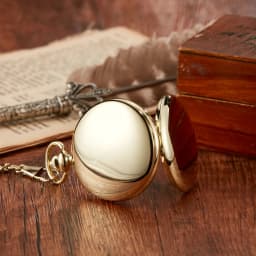 Retro mechanical pocket watch Arabic numeral white dial pendant luminous mechanical pocket watch retro gift for men and women