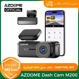 AZDOME Dash Cam M200 1080P FHD Wifi Car Camera English Voice Control Car DVR Night Vision G-Sensor 24H Parking Monitor