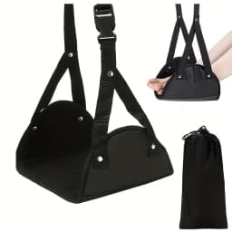 Adjustable Foot Hammocks for Travel, Car, Airplane Rest, Office Hanging, Simple Leg Support Foot Pads, Hammocks