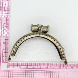 5pcs 8.5cm Cat Head Metal Purse Frame Bronze Golden Silver Kiss Clasp Handle For Bag Sewing Craft Tailor Sewer Bag Accessory