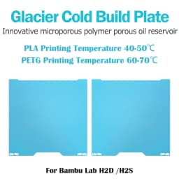 Cool Plate For Bambu Lab P2S Build Plate X1 P1 A1 H2D Spring Steel Double Sided Printing For Anycubic Kobra S1 Kobra 3 Kobra X/4