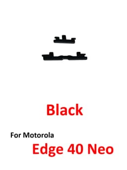 Phone Power Volume Button For Motorola Moto Edge 40 Neo New On Off Up Down Key Internal Flex Cable Repair Parts Black Blue Green