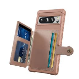 for Google Pixel 7 Pro 7A Pixel 8 Pro Pixel 8 Case with Card Holder, Heavy Duty Shockproof Rugged Leather Flip Wallet Cover