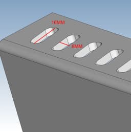 RRSH-6 Optometry Flippers Rack Set 6 Holes Crystal Clear Acrylic 6 mm Thickness (Rack Set Not Included)