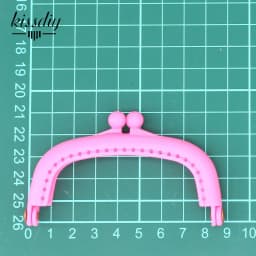 10PCS 8.5cm Arc Plastic Purse Frame Handle for Clutch Bag Handbag Accessories Making Kiss Clasp Lock