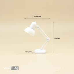 1Pcs 1/12 Miniature Dollhouse Lamp Elegant Design for Bedroom and Toy Decor