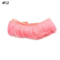 5CM DIY Accessories 1/6 1/4 1/3 Short Curly Wigs Doll Fringe Hair Toy Toupee Mini Tresses High-Temperature