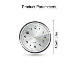 New Mini Car Clock Universal Car Dash Clock Luminous Internal Stick-On Digital Watch Mechanics Quartz Clock Car Accessories