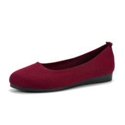 Spring Women's Flat Shoes New Knitting Sock Sneakers Breathable Slip on Female Rpound Toe Loafers 36-43 Plus Size Light Shoes