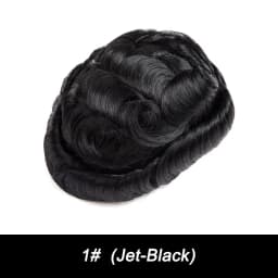 VLoop Super Natural Hairline Ultra Thin Skin 0.02mm 80%Density Undetectable Men Toupee Brown Black Grey 520# Hair System for Men