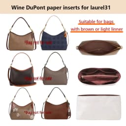 Bag Organizer Insert For Coach Laurel31 Lightweight Bag Insert Storage Waterproof Dupont Paper Bag Support Bag Accessories