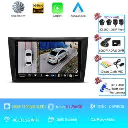 Android 16 Car Radio For Volkswagen VW Golf 6 MK6 GTI 2008-2016 Wireless Carplay Auto Radio Car Multimedia 4G DSP 2 Din