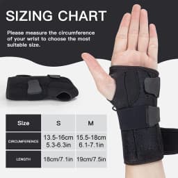 1Pcs Carpal Tunnel Wrist Brace, Adjustable Wrist Splint Hand Brace, Relief And Treatment Of Arthritis Tendonitis Pain Relief