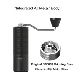 TIMEMORE Chestnut C3S / C3ESP Manual Coffee Grinder Upgrade All-metal Body & Anti-slip Design Portable Grinder S2C Burr Inside