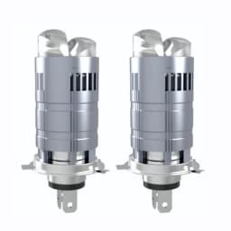 H4 LED Projection Lens Bulbs 800000LM Super Bright With Fan Plug And Play H4 Led Car Motorcycle Headlight CANBUS Auto Lamps 12V