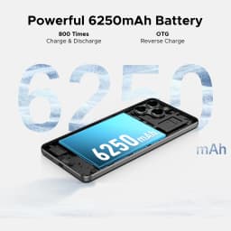 DOOGEE Note58 Pro Smartphone 32GB 256GB 6.75" HD+ 90Hz 6250mAh Large Battery 16MP Camera Fingerprin Android16 NFC Cellphone