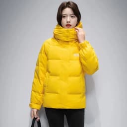 2026 Winter New Women's Korean Jacket Version Down Cotton-Padded Jacket Short Coat Short Female Padded Hooded Overwear
