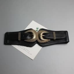 PU Leather High Elastic Wide Belt for Women Stretch Waist Belt for Dress Autumn Stretch Women Belts White Red Pearl Buckle Belt