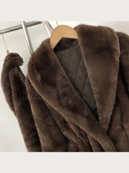 Mumaroho 2026 Winter Women Luxury Faux Fur Jacket Plush Coat Thick Warm Heavyweight Soft Fuzzy Outerwear Overcoat Thermal Lining