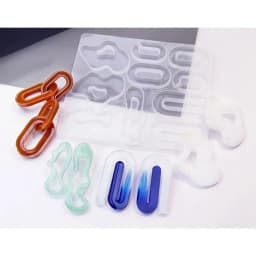 3D Irregular Earring Silicone Molds Epoxy Resin Mold DIY Resin Pendant Jewelry Keychain Crafts Making Tool Non-stick
