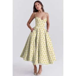 Sexy Suspender Vestidos French High-waisted Solid Color Printed Long Robe Casual Vacation Party Nightclub Business Elegant Dress