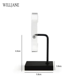Black Metal Earrings T-Bar Stand Necklace Chains Ring Jewelry Hanging Holder Organizer Watch Counter Display Stand for Selling