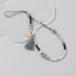 Fashion Acrylic Mobile Phone Chain Five-Pointed Star Pendant Beaded Telephone Lanyard Cellphone Hanging Rope For Women Jewelry