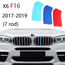 3Pcs Car Grille Trim Strip For BMW X1 X2 X3 X4 X5 X6 X7 E84 F48 F49 F39 E83 F25 G01 F26 G02 E70 F15 E53 G05 E71 E72 F16 G06 G07