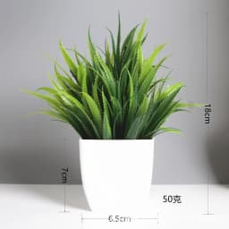 Wholesale OEM/ODM Artificial Mini Potted Plants Fake Sprayed Eucalyptus Plant in Pots House Plants for Home Office