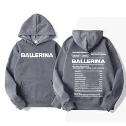 Funny Ballet Dancer Gift Letters Print Hoodies Men Women Clothing Fashion Aesthetic Sweatshirts Fleece Casual Long Sleeve Hoodie