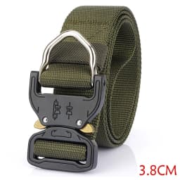 TUSHI 1.7 inch Army Tactical Belt Quick Release Military Airsoft Training Molle Heavy Duty Outdoor Shooting Hiking Hunting Belt