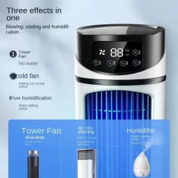 Fan Portable Cold Air Conditioning Multifunctional Air Cooled Fan Evaporative Small Air Cooler Air Conditioning Ventilador
