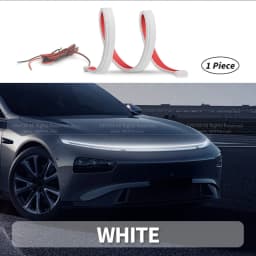 XINFOK LED Car Hood Lights Strip Universal Auto Decorative Atmosphere Lamps Ambient Lights For Car Daytime Running Lights DRL 12