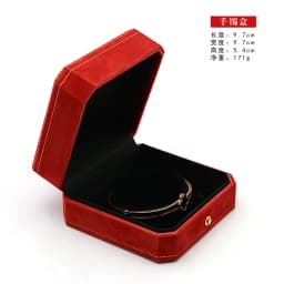 Velvet Jewelry Box Octagonal Wedding Luxury Ring Case Gift Box for Necklace Bracelet Earrings Wholesale Jewelry Packaging
