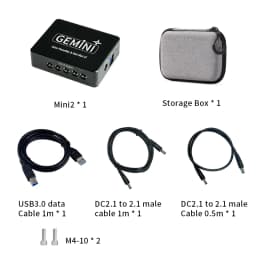 2025 GEMINI Brand New Astronomy Mini V2 HUB Power Box DC+ USB3.1 High-speed Readout Output for Astrophotography